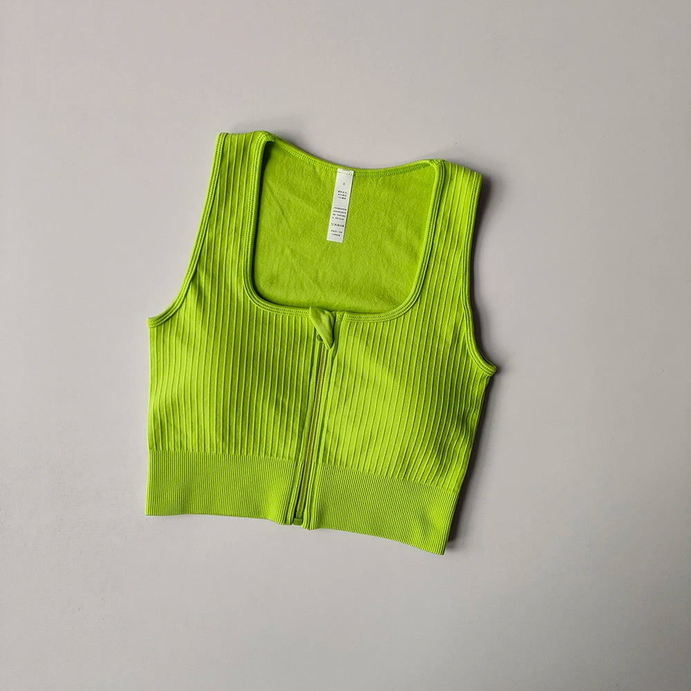 Women Seamless Yoga Bra Sports Bra Anti-Sweat Shockproof Crop Top Push Up Sport Bra Gym Workout Top Fitness Top