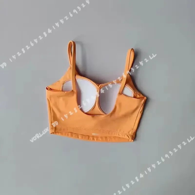 Women Sports Bra Push Up Fixed Padded Fitness Vest for Running Gym Yoga Breathable Sports Underwear Top