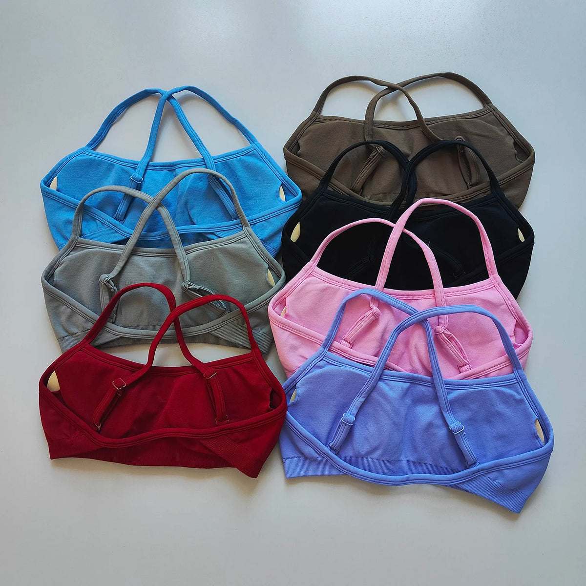 Seamless Women Fitness Yoga Bras Race Back Sports Bras Nylon Top Bra Sexy Running Breathable Underwear For Women Gym Bra Top
