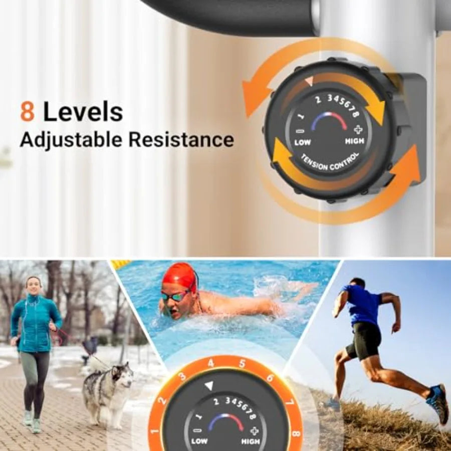 Elliptical Exercise Machine Elliptical Trainer for Home Gym Exercise Equipment 500Lbs Max Weight Ultra-Silent Elliptica