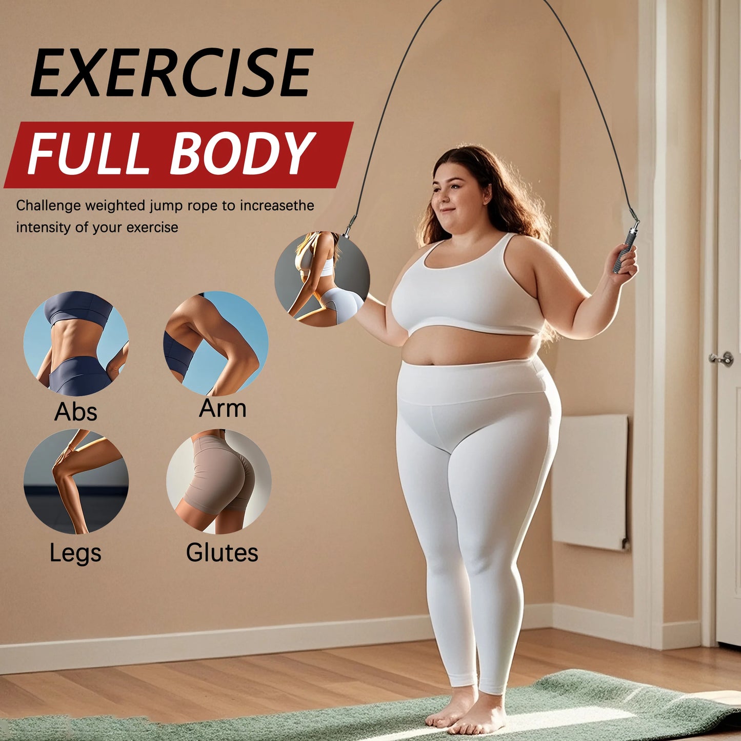 MOGOLD High-Speed Jump Rope | Anti-Slip Handle | Perfect for Fitness Challenges