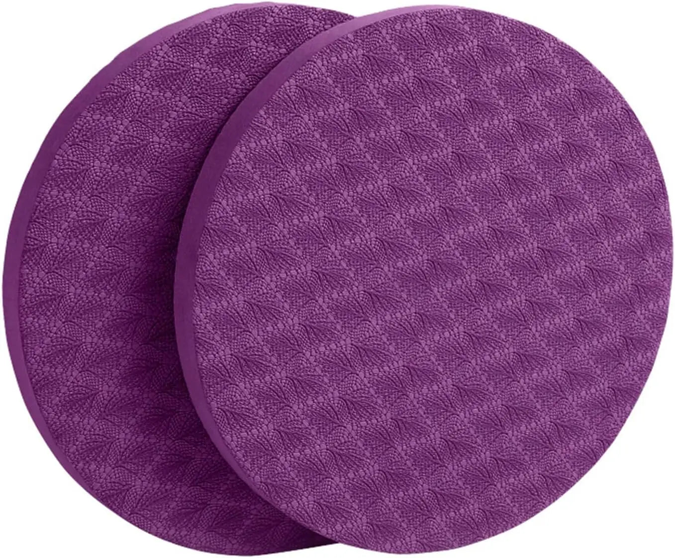 2-Pack TPE Yoga Knee Pads & Exercise Mat - Extra Thick Non-Slip Support for Plank, Push-Up, Kneeling, Pilates & Floor Workouts
