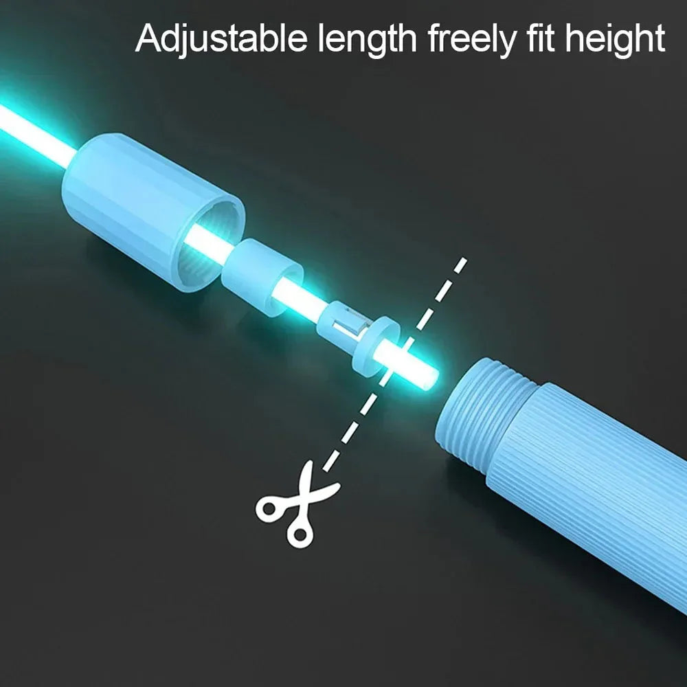 Luminous Jump Rope Kids Adults LED Glowing Skipping String Rope Fitness Training ABS Anti Slip Handles Outdoor Sports