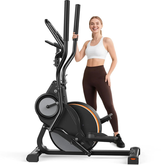 Elliptical Exercise Machine, 3-in-1 (Elliptical + Cardio Climber + Stair Stepper) Elliptical Machine for Home with, Customized
