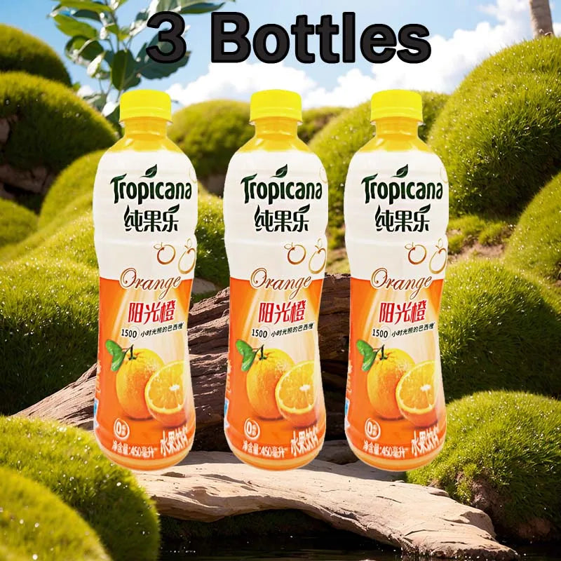 Tropicana Drinking 15.89oz(450ml)*3 bottles Compound concentrated fruit juice, mixed fruit flavored beverage