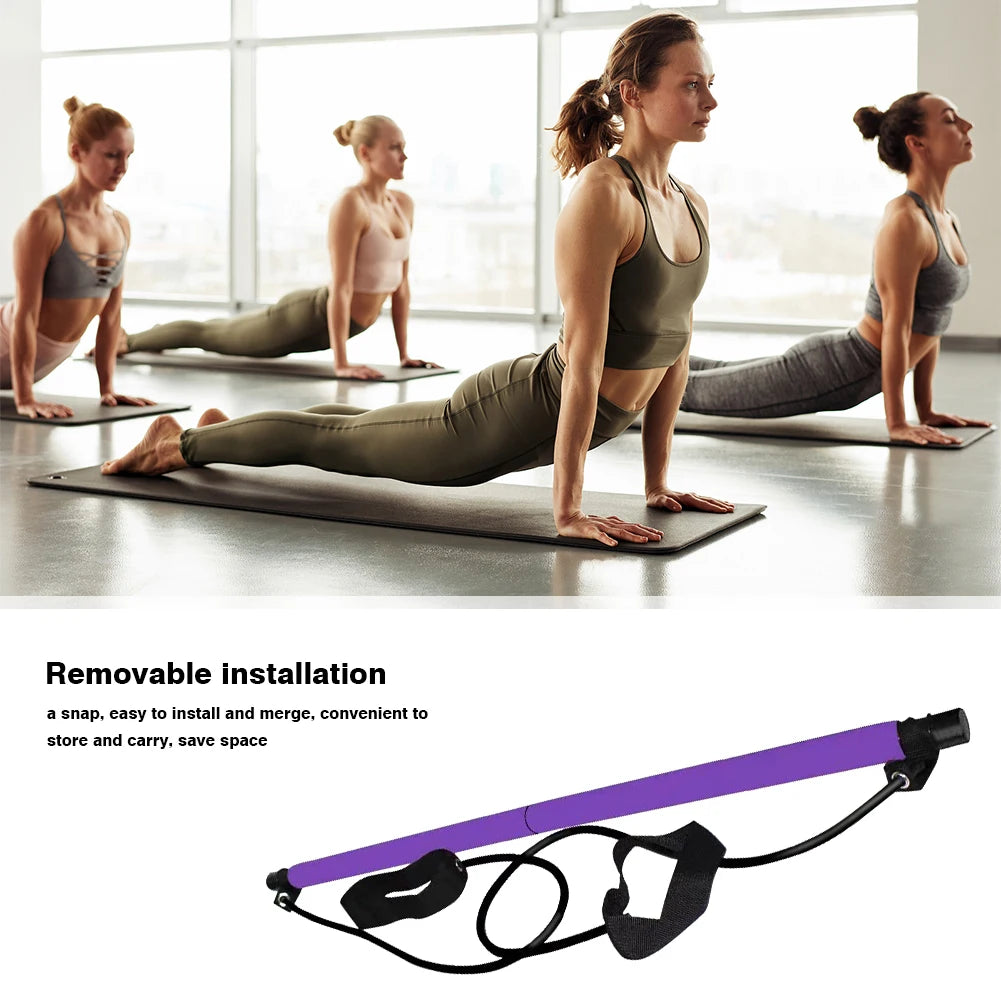 Fitness Bar Stick Lightweight Lace Extension Stick Anti Slip Treads for Gym Home