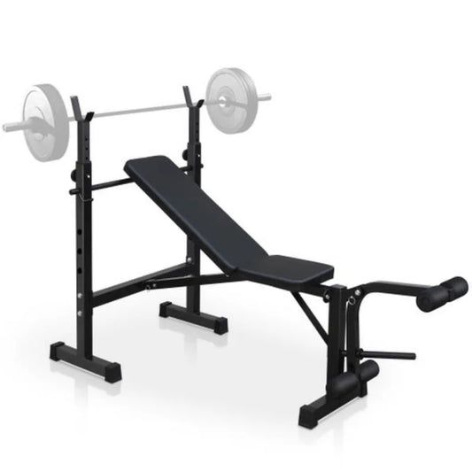 Weight Bench Full Body Workout For Home Gym With Squat Rack And Bench Press Adjustable Strength Training Equipment