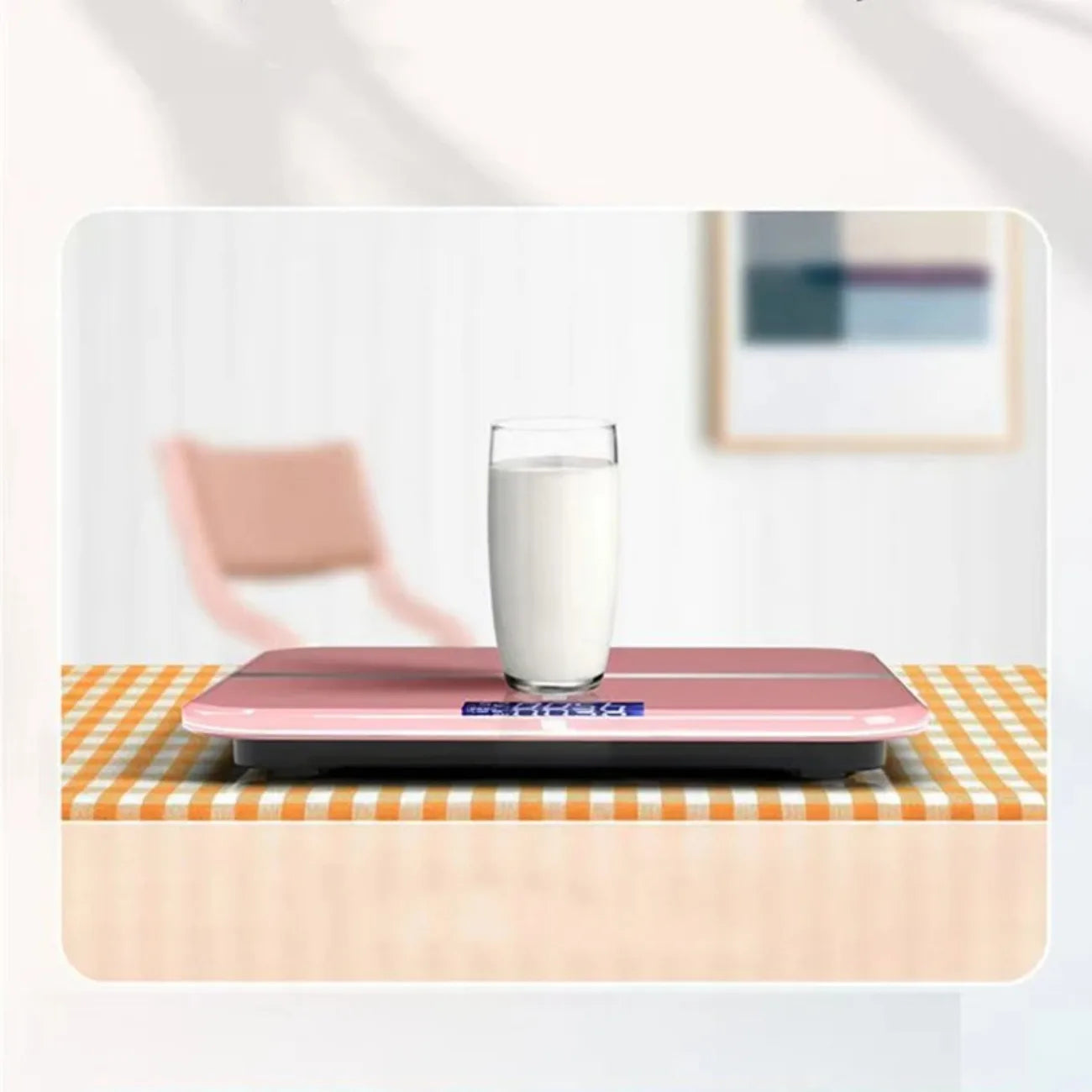 Smart Body Weight Scale with LED Display – USB Rechargeable Digital Bathroom Scale for Home & Office