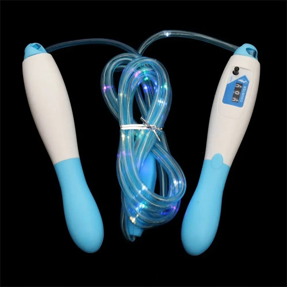 Luminous LED Jump Ropes Enhance Flexibility Fun Fitness Glowing Skipping Rope Colorful Coordination Light Up Jump Ropes