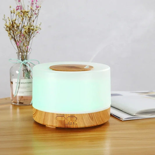 Electric Smell Distributor Humidifier Essential Oil Air Car Ionizer Bedroom Umidificator Environments Aroma Diffuser the Room Send 6 bottles of essential oil